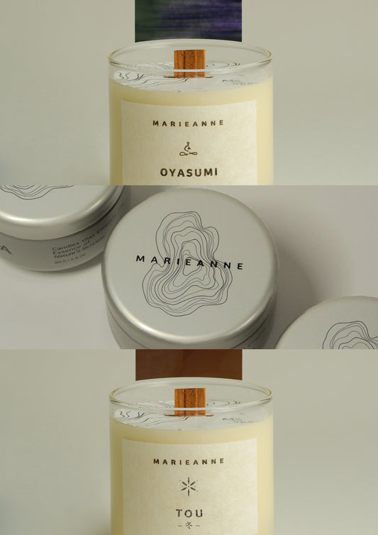 CANDLE SET - WINTER -