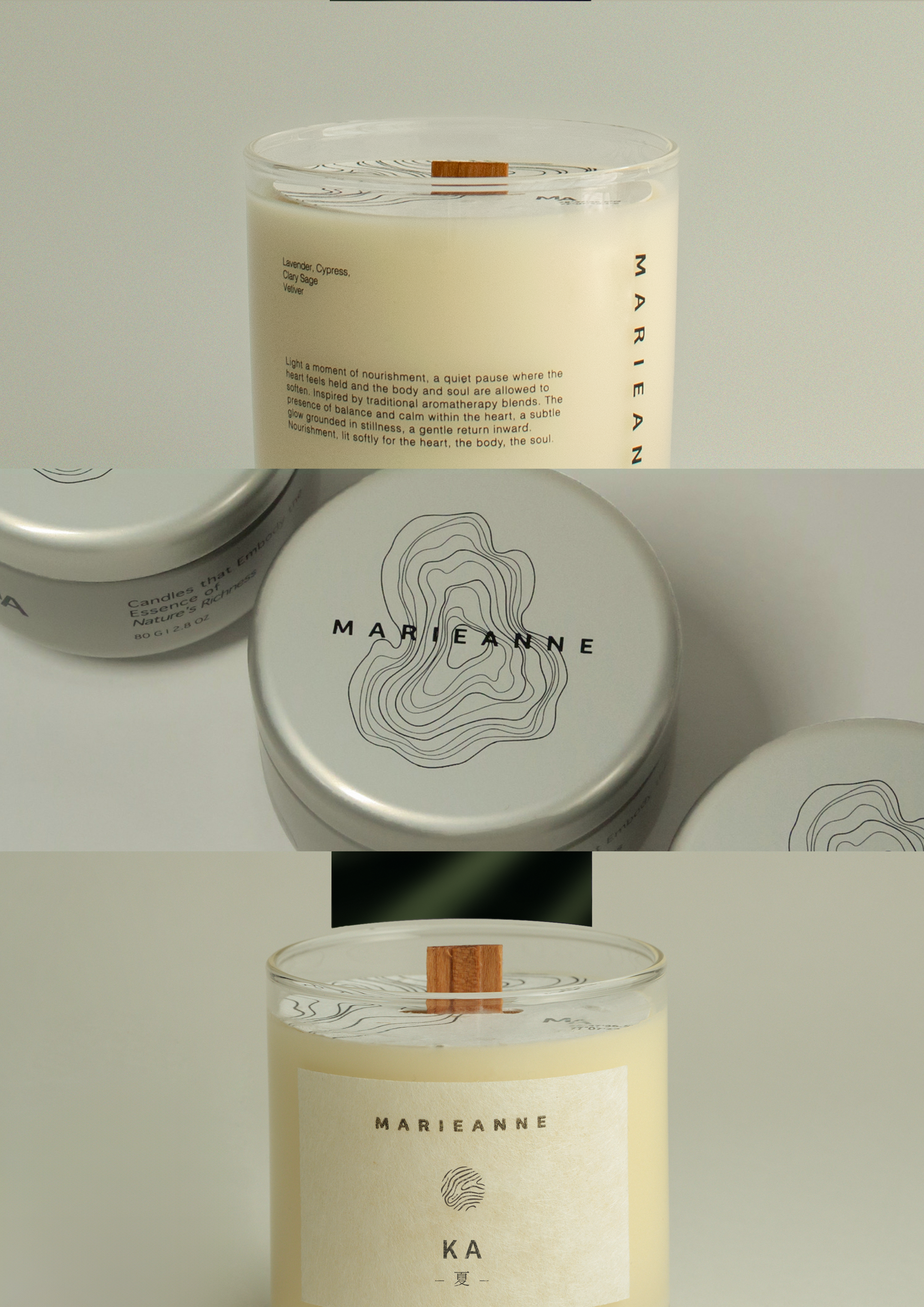 CANDLE SET - SUMMER -