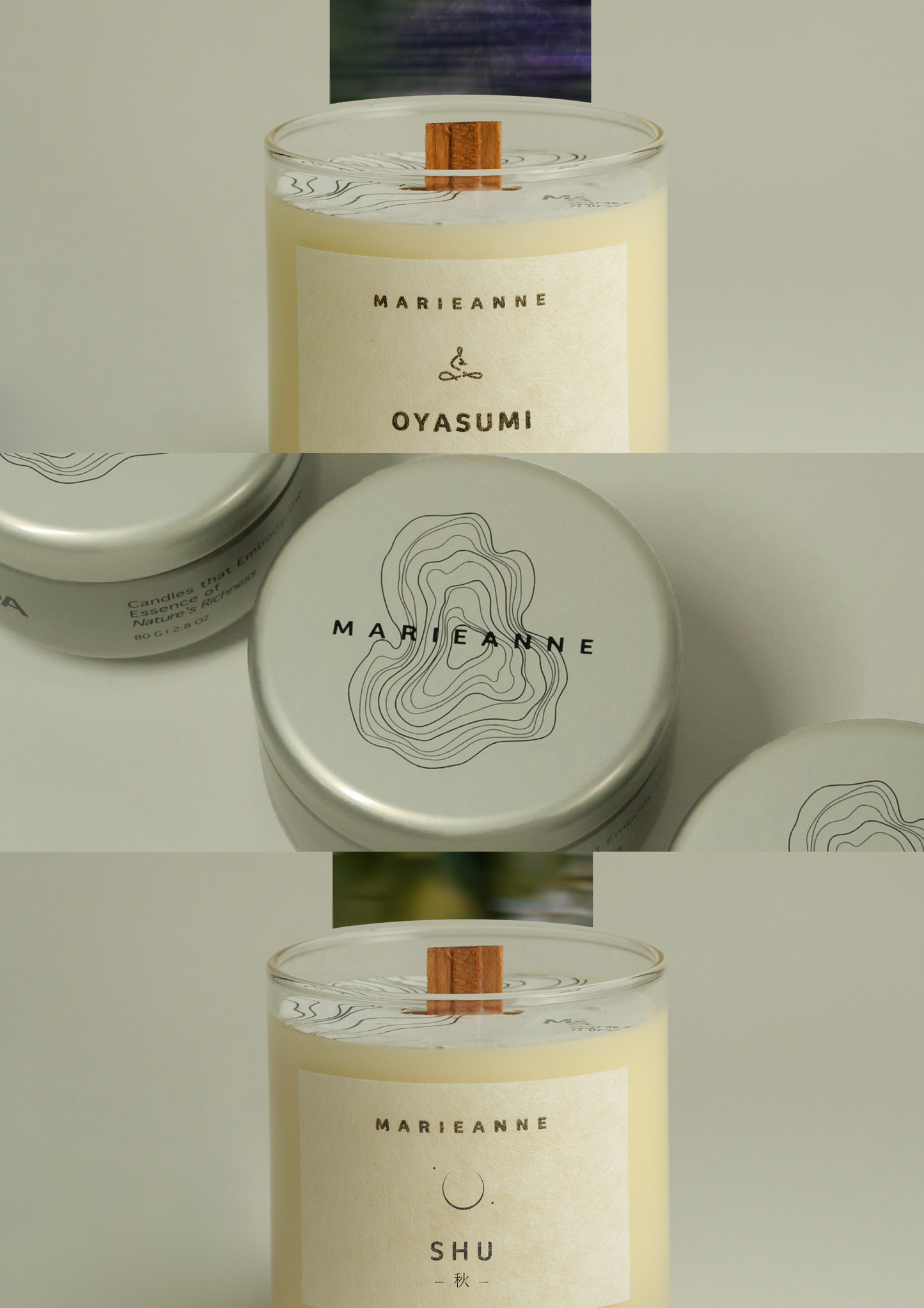 CANDLE SET - AUTUMN -